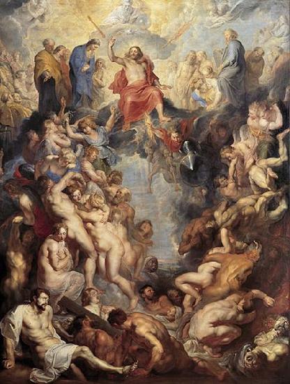 Peter Paul Rubens Great Last Judgement by oil painting image